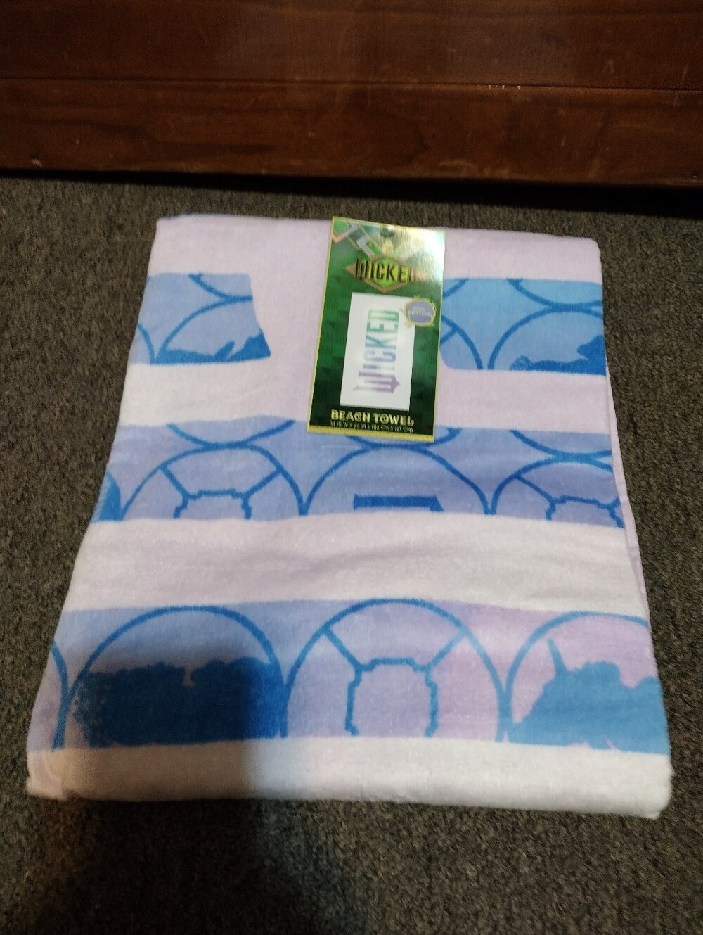 Wicked Beach Towel 34"W X 64"L
